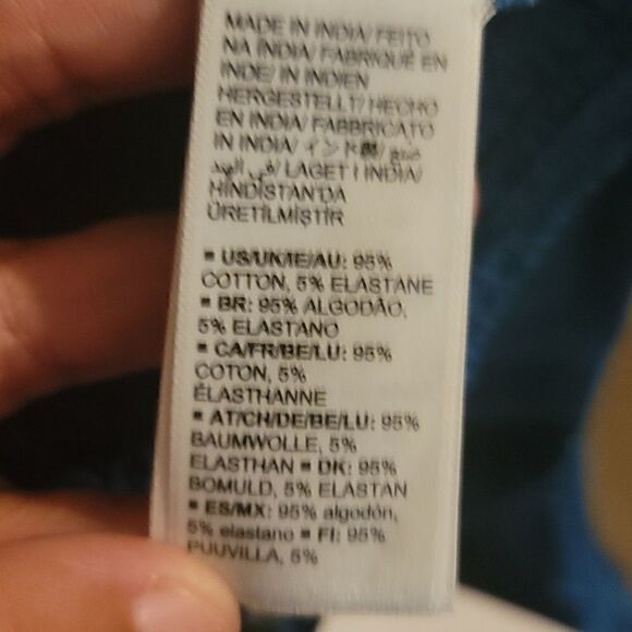 The Drop Blue Shapphire Bralette Top Size L - Picture 5 of 5